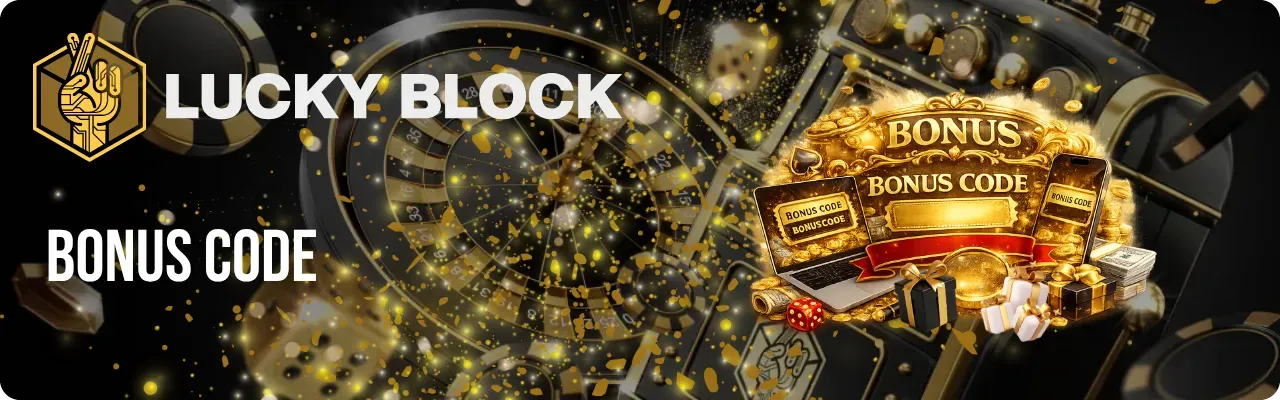 Lucky Block casino bonus code activation during deposit