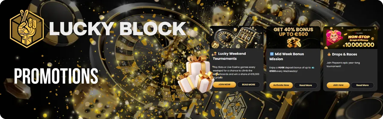 Lucky Block casino promotions and ongoing bonuses